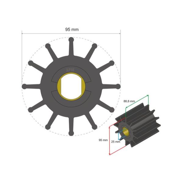 Premium Impeller nr. 06-02-030