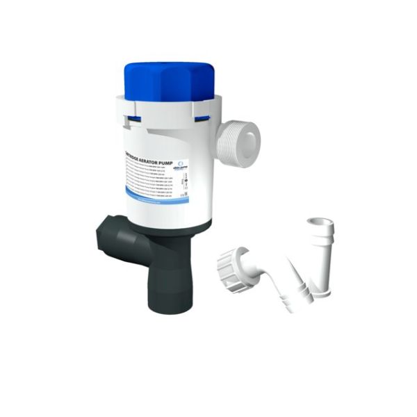 º Belüftungspumpe Twinport 750gph Short Stack 12V