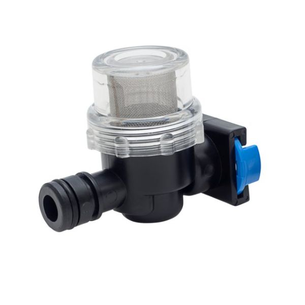 Water filter for drinking water / deck wash pump