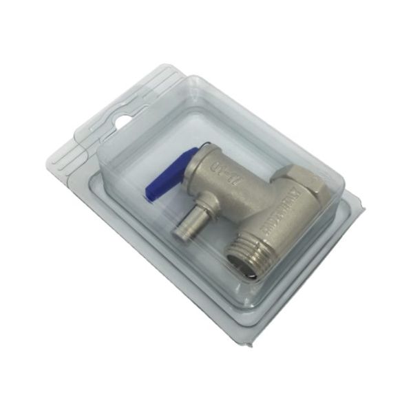 Pressure relief valve with non-return valve