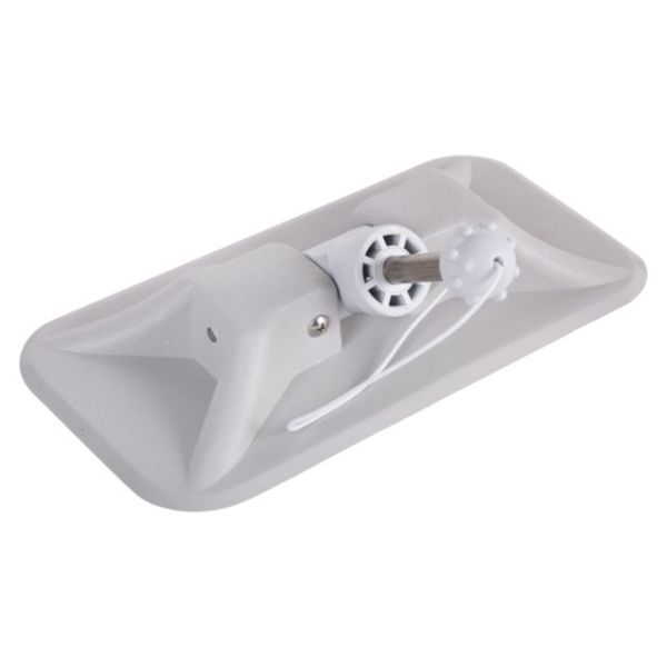 Klebehalter mit Ruderpaddel Aqualine grau