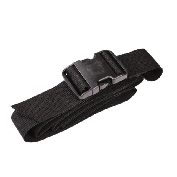 Fuel tank strap incl. connector (black)