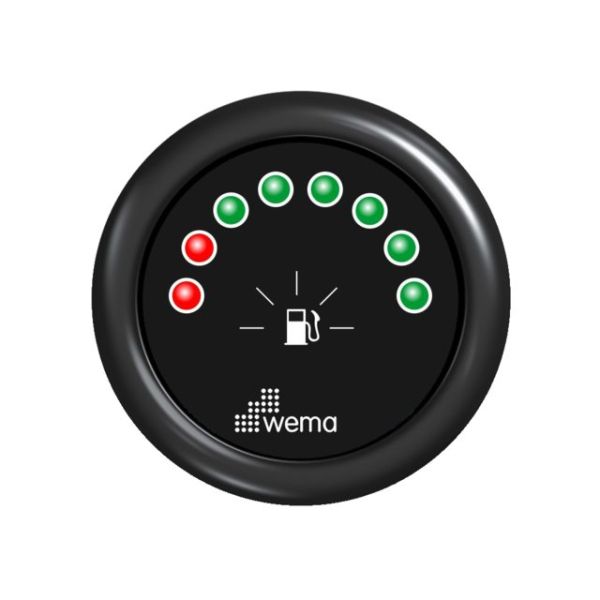 Tankmeter brandstof 8 led