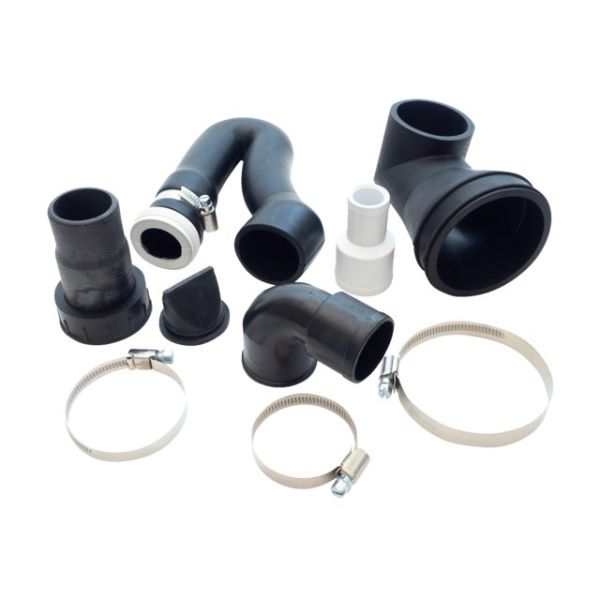 Exhaust elbow design silent