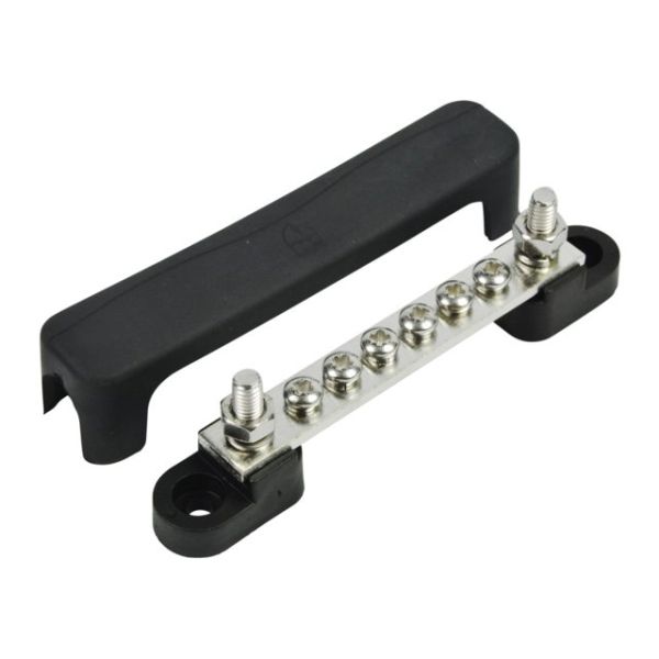 Busbar 6 terminals, 2 studs