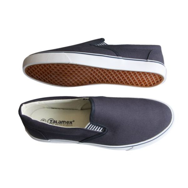 #Bootsschuh Canvas blau 38