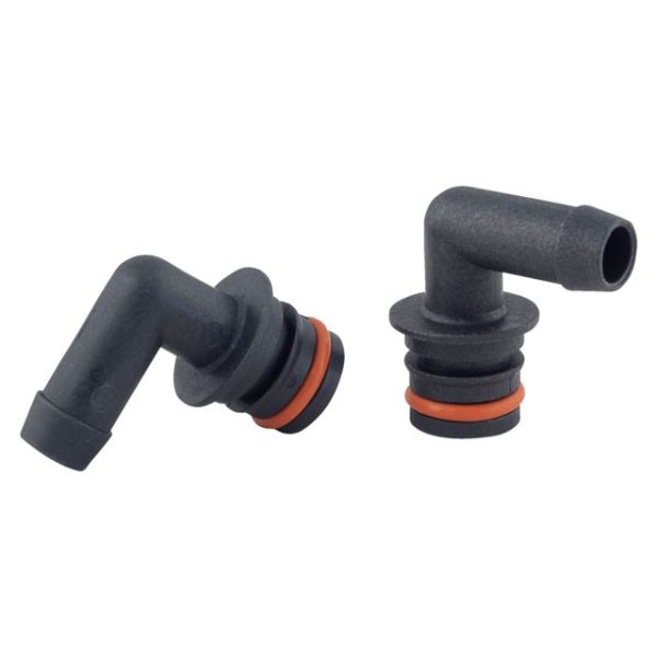 Hose connector 90° 13mm 1/2"