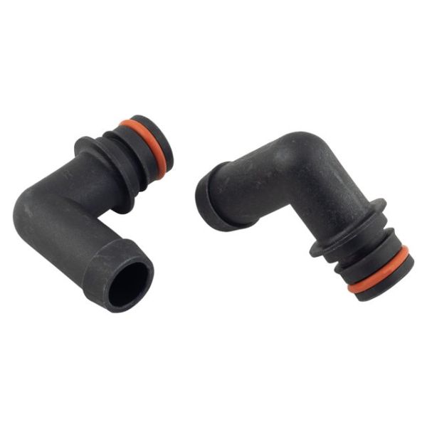 Hose connector 90° 19mm 3/4"