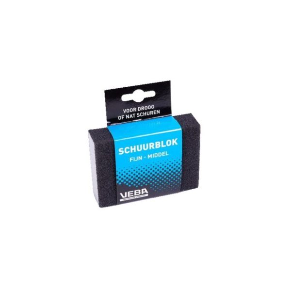 Schleifklotz fein/mittel 10x7x2,5cm