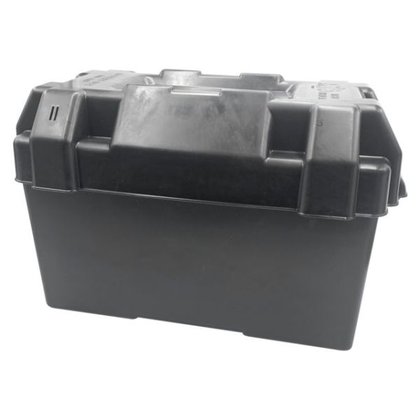 Battery box black 410x200x200mm