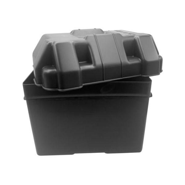 Battery box black 270x190x200mm