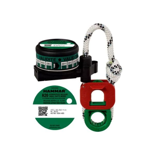 Hydrostatic release leisure rafts