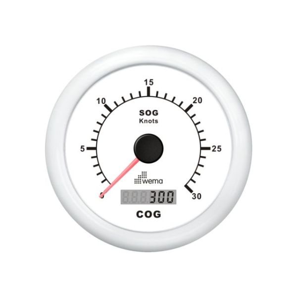 º GPS speedometer 0-30 kn wit incl. antenne