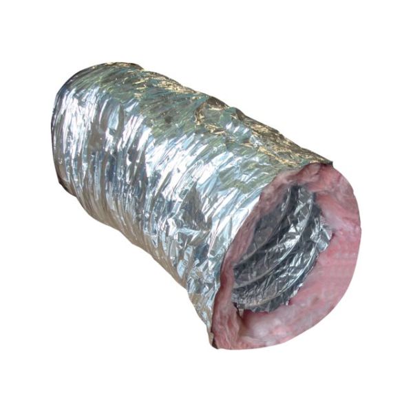 Flexibler Luftkanal isoliert Durchmesser 150mm Länge 10 Meter