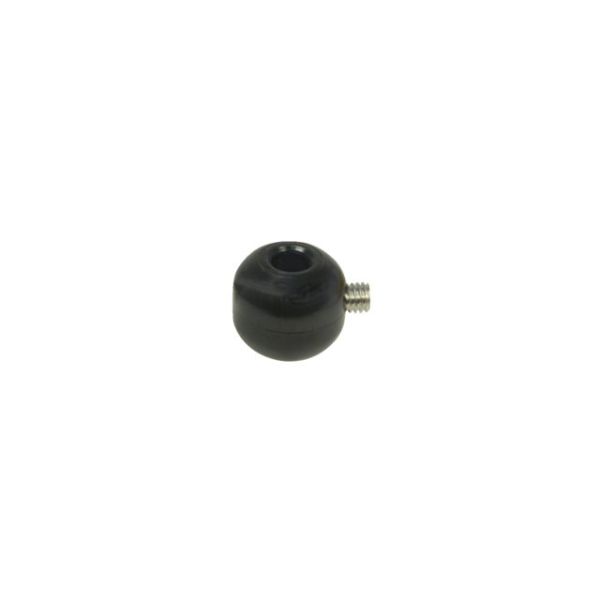 PT525 screw-on stopper ball for 8-9mm rope/tube black