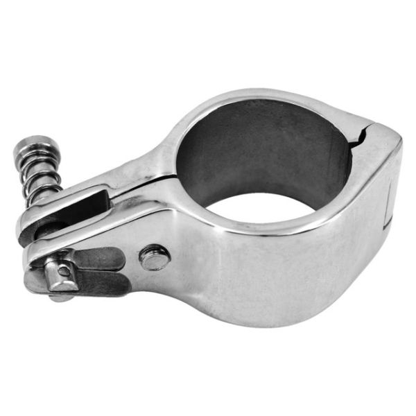 Pipe hood fitting stainless steel center piece, foldable 22mm