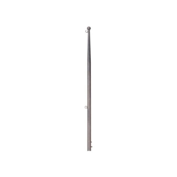 Flagpole snap-lock stainless steel 25mm x 1200mm