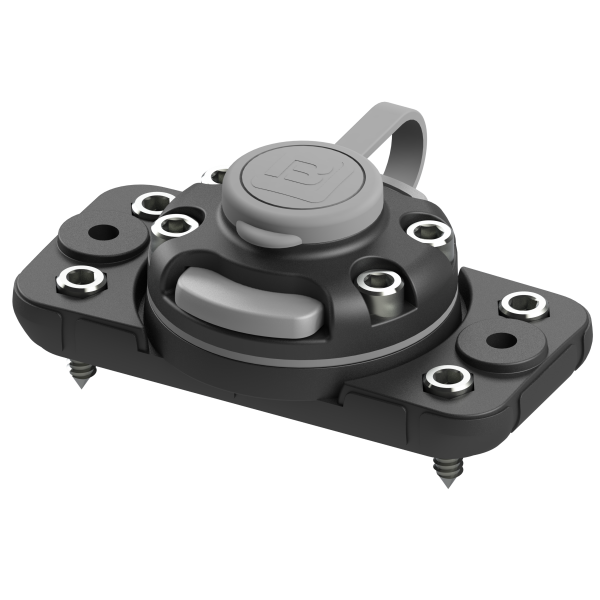 Borika mounting foot wide screw-on