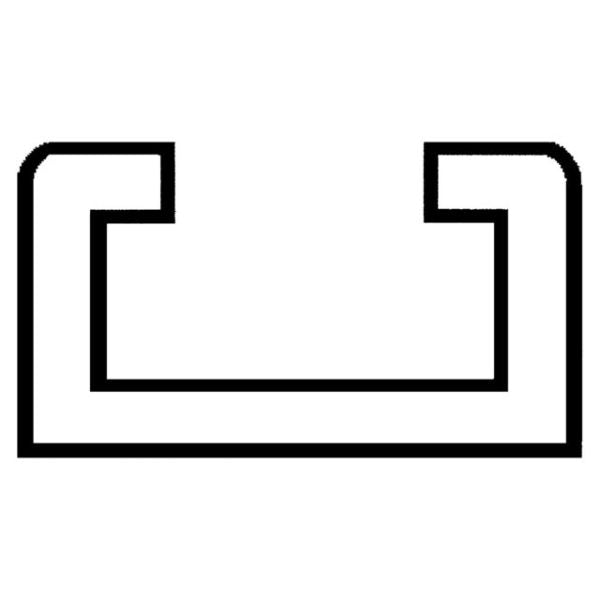 Rohrhauben-Befestigungsschiene 1,5m