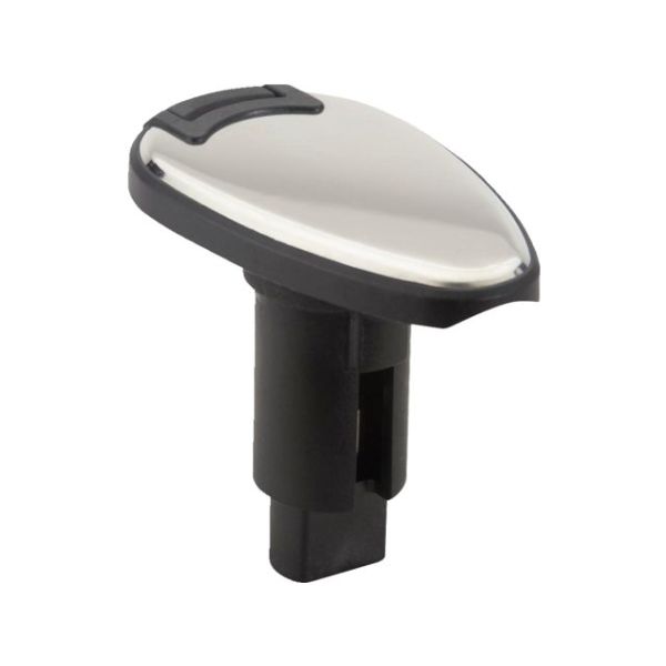 Unterputzsockel Lightarmor ovale Edelstahlhaube