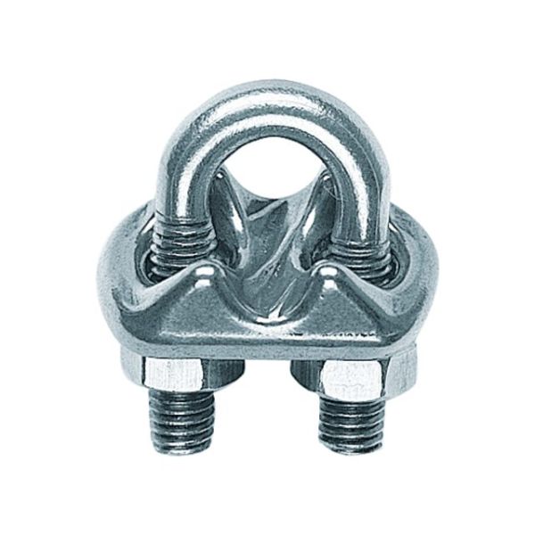 Rvs staaldraadklem 4mm