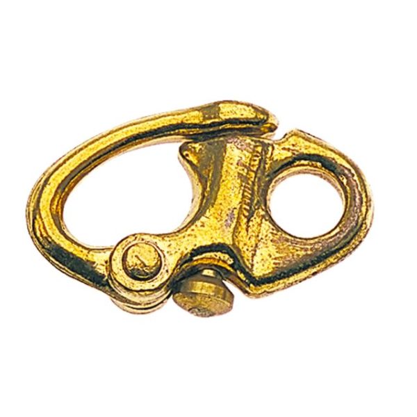 Schnappverschluss bronze festes Auge 40mm