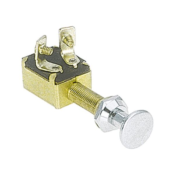 Pull switch. chrome plated