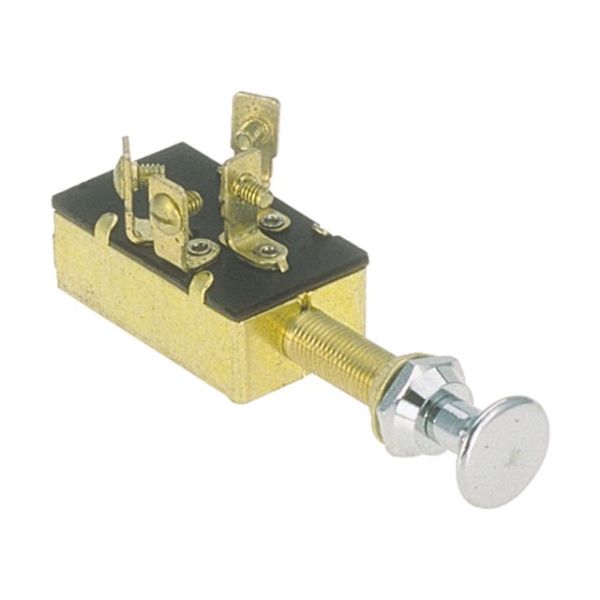 Pull switch chrome plated. &lt; 25