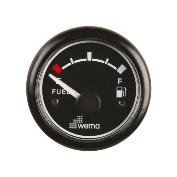 Tankmeter fuel zwart