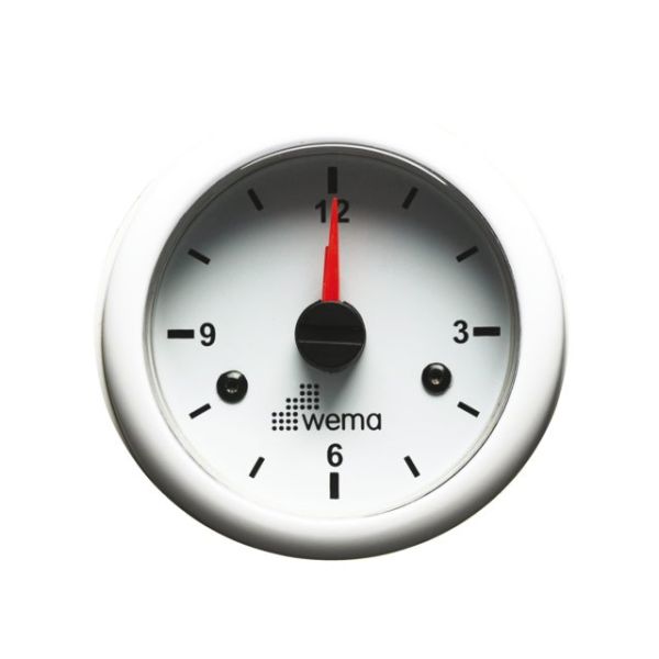 Uhr weiß