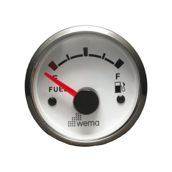 Silver Series Tankanzeige Kraftstoff weiß