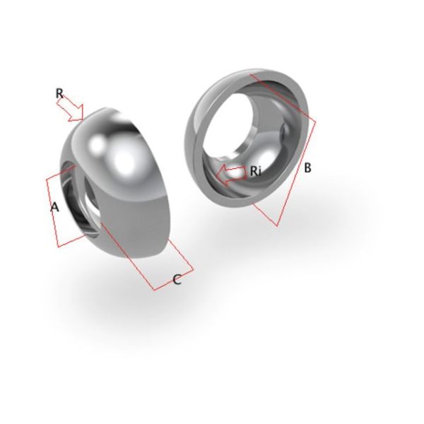 Kuppeln für Kugelterminal 5mm