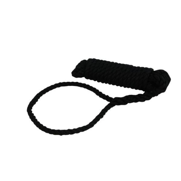 Landvast polypropyleen 10mm 5m zwart