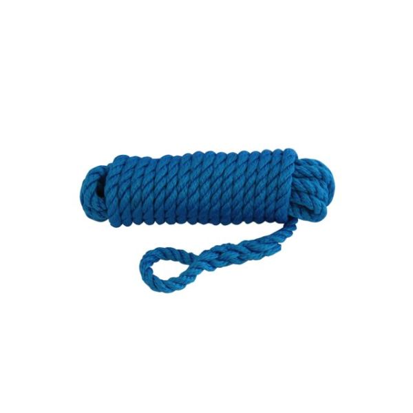 Fenderlijn polypropyleen 10mm 2.5m blauw