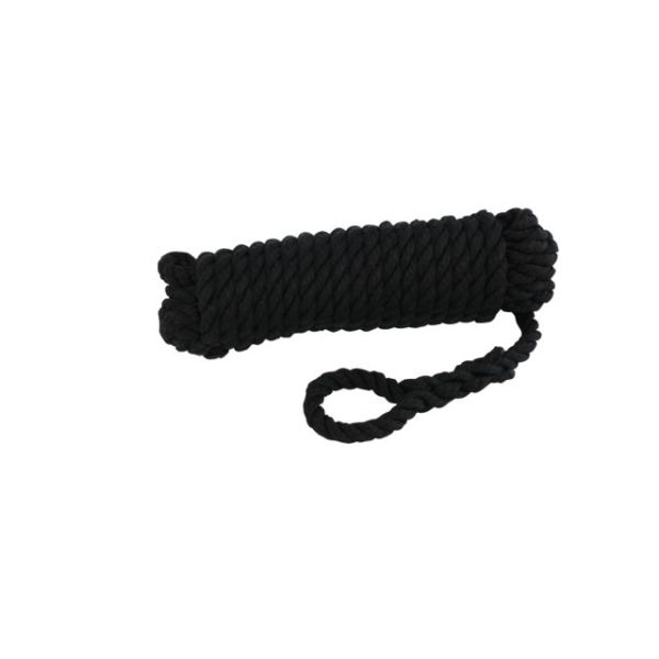Fenderlijn polypropyleen 8mm 2.5m zwart