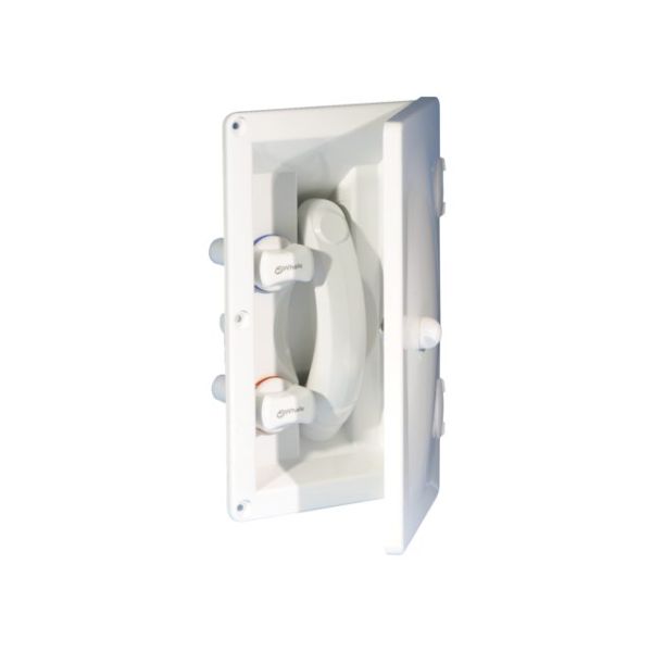 RT2658 Einbau-Duschfläche weiß mit Tür