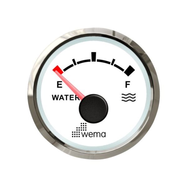 Silver Series Tankanzeige Wasser NMEA2000 weiß