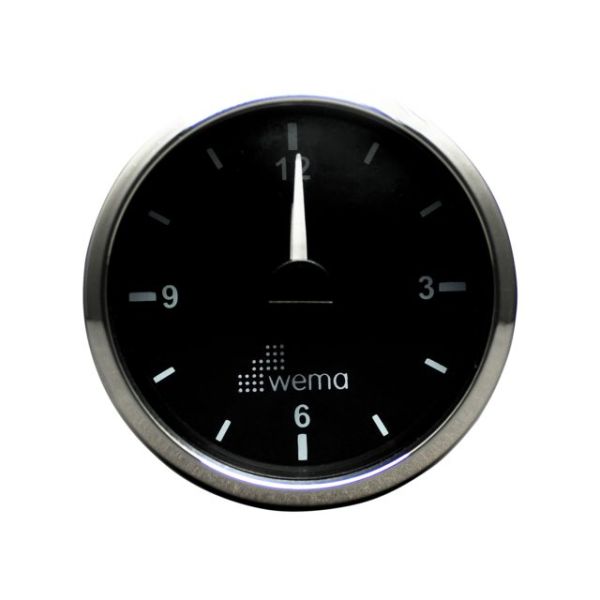 Silver Series Uhr schwarz
