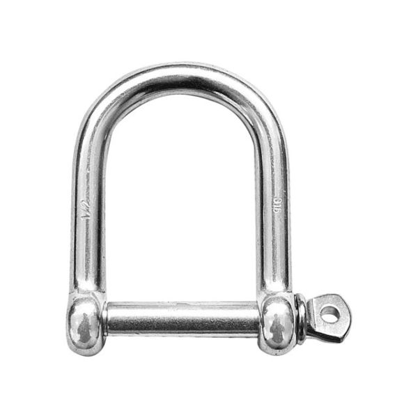 D-Schäkel Edelstahl breit 5mm