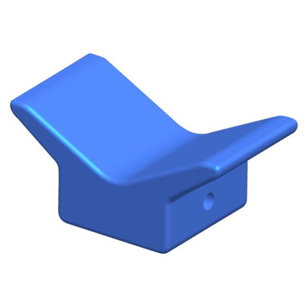 Bow stop PU 72x36x90mm