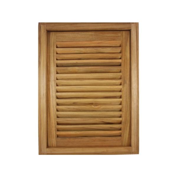 Louvre door with frame rectangle 38.1x3.5x50.8cm