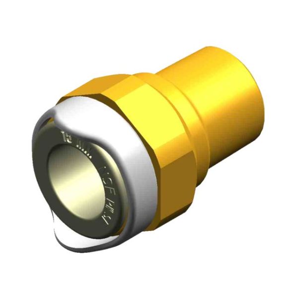 WX1513 Adapter 1/2" NPT Male 15mm