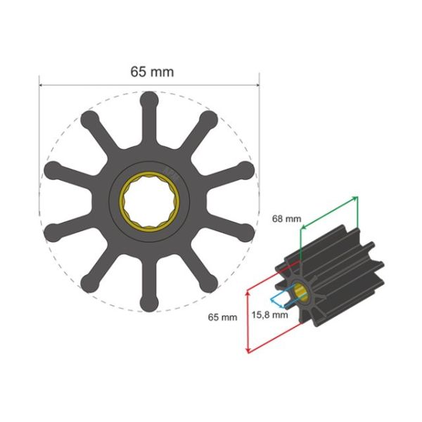 Premium Impeller nr. 06-02-022