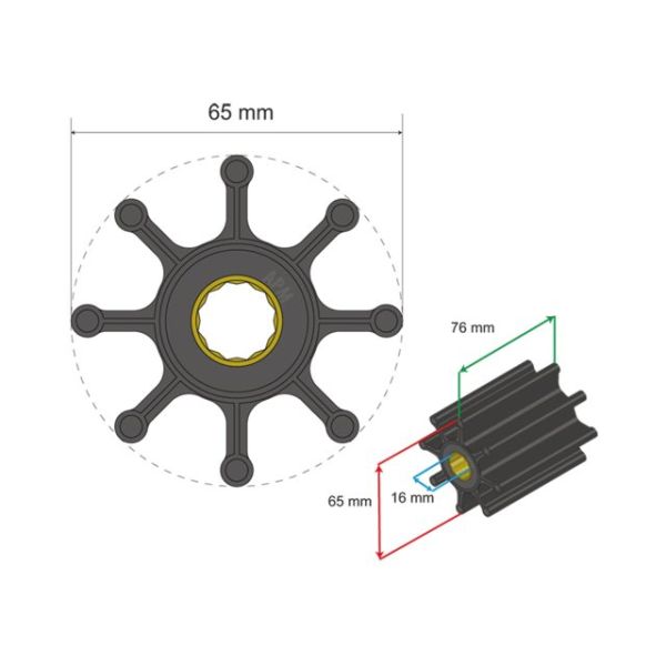 Premium Impeller no. 06-02-024