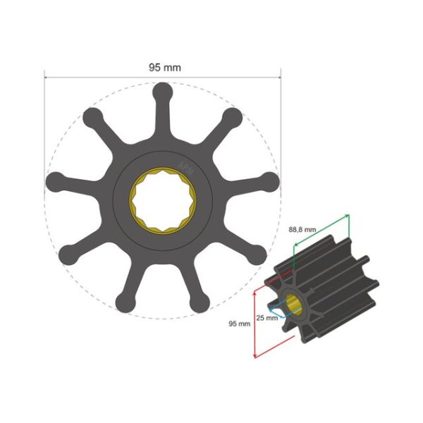 Premium Impeller nr. 06-02-029