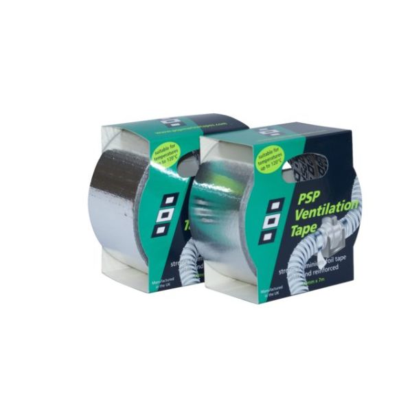 Lüftungsband 50 Mikron, glatte Aluminiumfolie