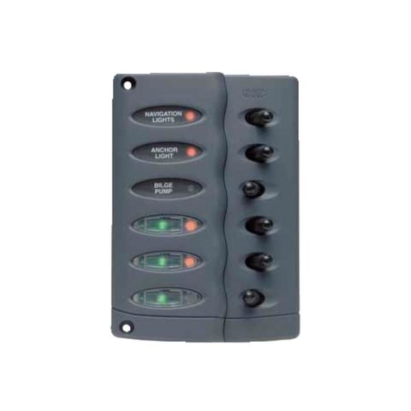 Contour 6 switch panel