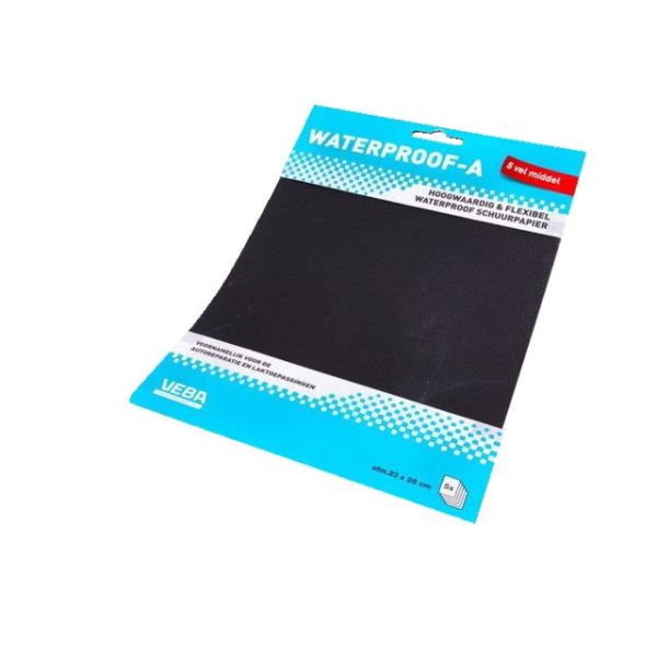 Schleifpapier wasserfest mittel (5 Blatt)