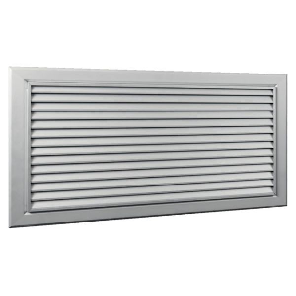 º Aanvoer luchtrooster aluminium 300x300mm