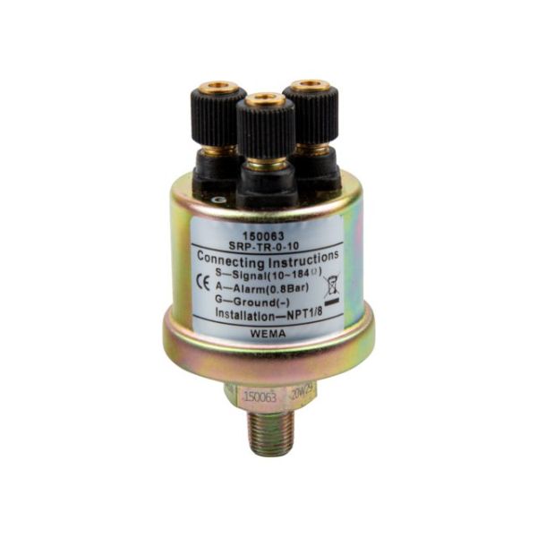 º Oliedruksensor 10bar met aarde en alarm
